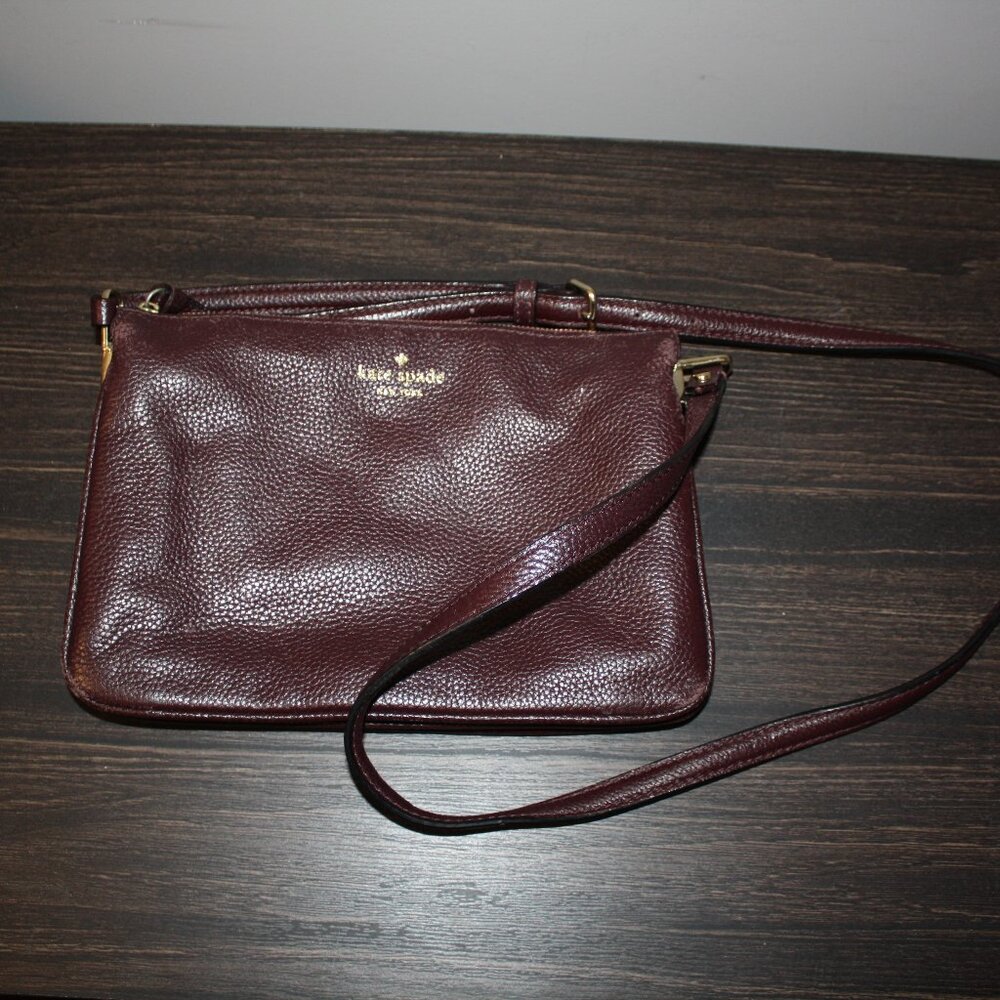 Kate Spade Maroon Crossbody Bag